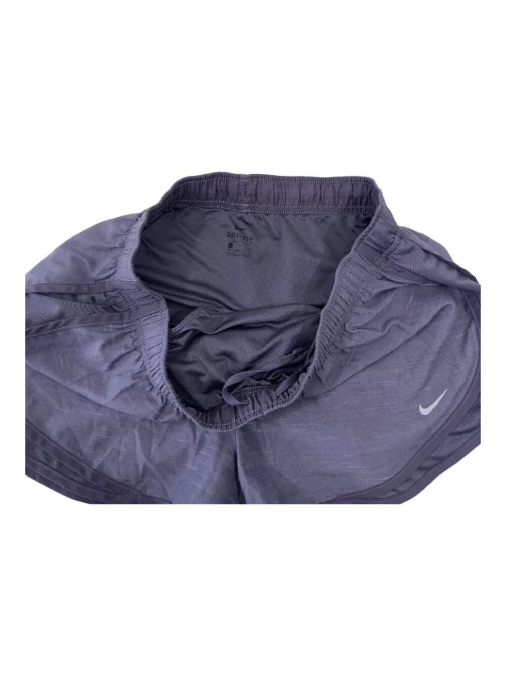 Nike Dri-Fit Womens Running Shorts Size L -Purple Lightweight Activewear